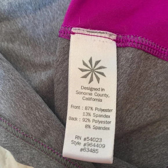 Athleta Purple Gray Tank Top small - Picture 4 of 7